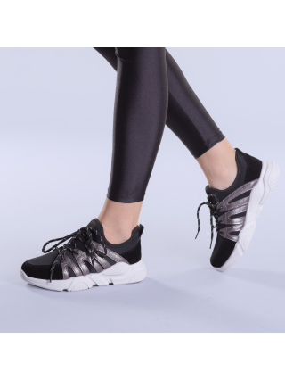 Γυναικεία Αθλητικά Παπούτσια, Γυναικεία αθλητικά παπούτσια Vanesa μαύρα - Kalapod.gr